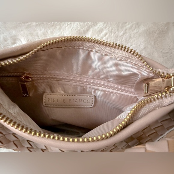 NWT The Brigitte Satchel by Melie Bianco: Check Edition Neutral - Picture 9 of 10